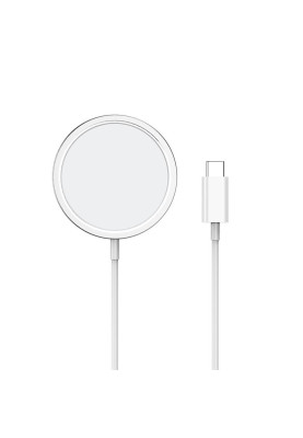 Бездротовий зарядний пристрій СolorWay MagSafe Charger 15W for iPhone White (CW-CHW27Q-WT)