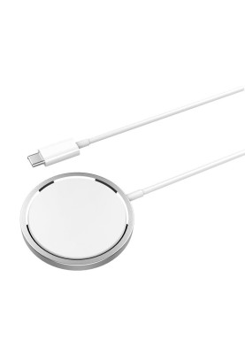 Бездротовий зарядний пристрій СolorWay MagSafe Charger 15W for iPhone White (CW-CHW27Q-WT)