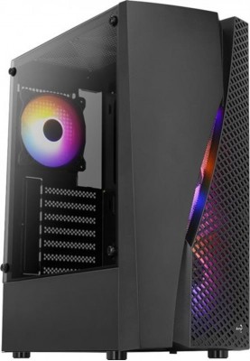 Корпус AeroCool Wave (Wave-G-BK-v2) Black без БЖ