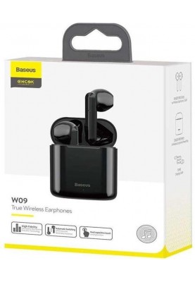 Bluetooth-гарнітура Baseus Encok TWS W09 Black (NGW09-01)