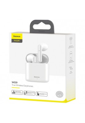 Bluetooth-гарнітура Baseus Encok TWS W09 White (NGW09-02)