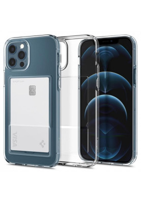 Чохол-накладка Spigen Crystal Slot для Apple iPhone 12/12 Pro Crystal Clear (ACS02576)