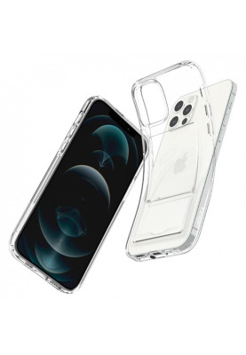 Чохол-накладка Spigen Crystal Slot для Apple iPhone 12/12 Pro Crystal Clear (ACS02576)