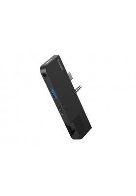 Концентратор 3.5 мм/USB-C Baseus for Surface Go Black (CAHUB-FG01)