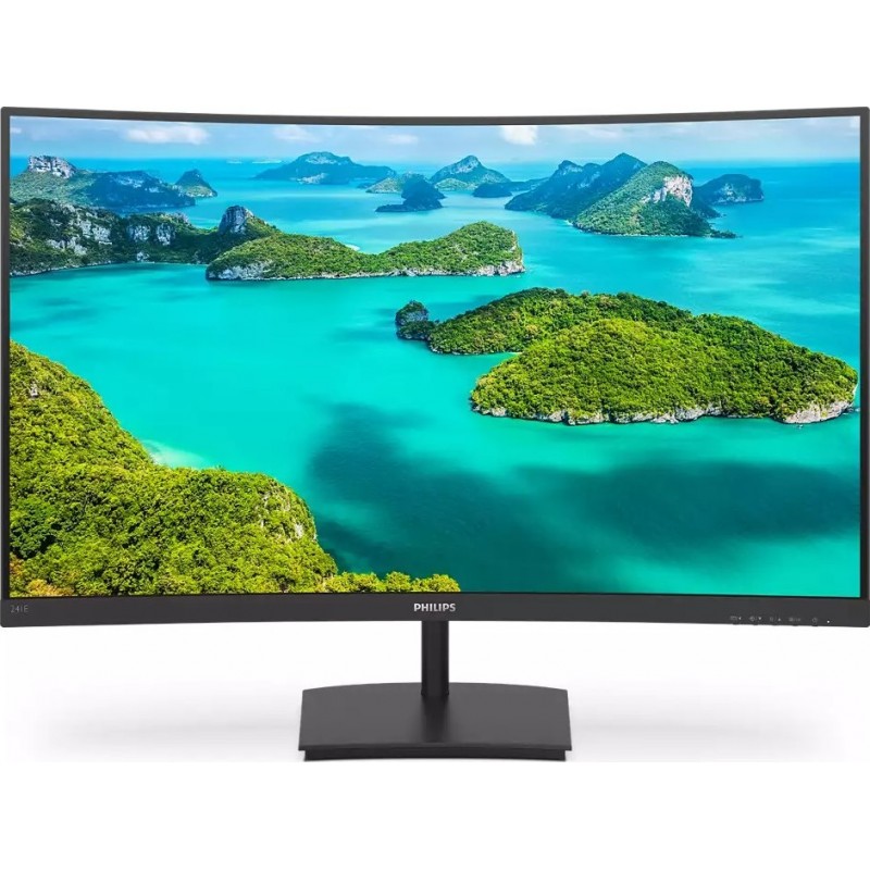 Монiтор Philips 23.6" 241E1SC/00 VA Black Curved