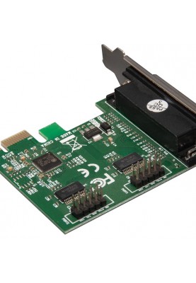 Контролер Frime AX99100 (ECF-PCIto2S1PAX99100.LP) PCI-E-2xRS232+1xLPT
