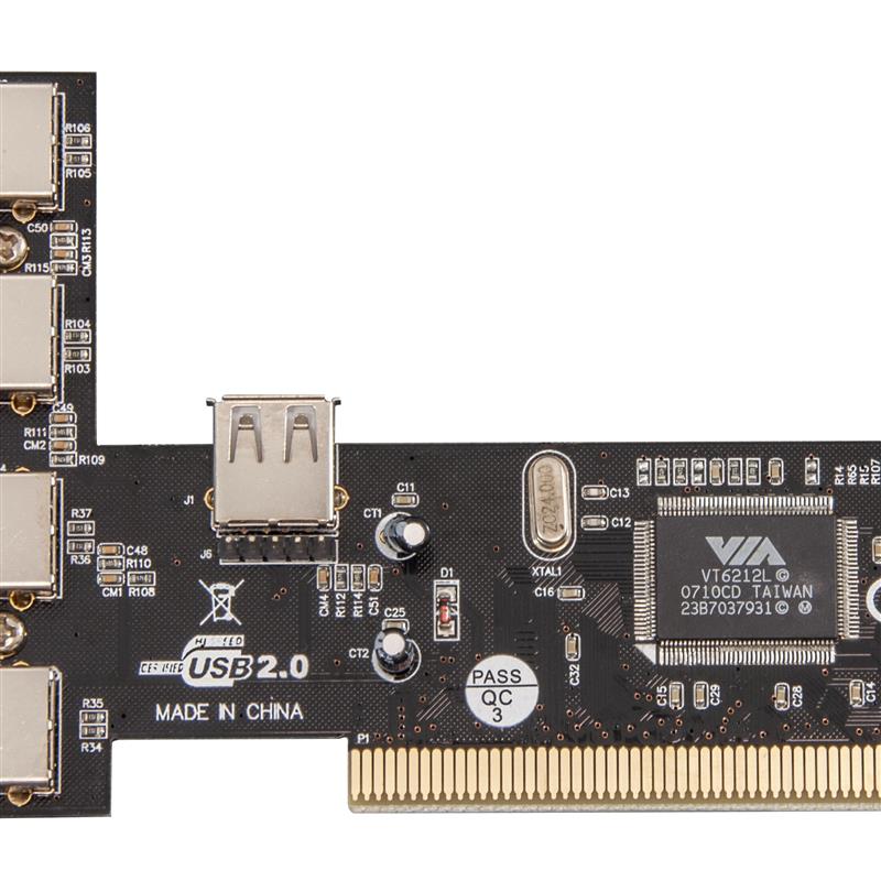 Контролер Frime VT6212 (ECF-PCItoUSB001) PCI-USB2.0(4+1)