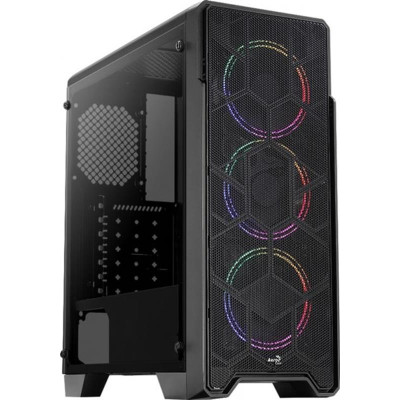 Корпус AeroCool Ore Saturn (Ore Saturn FRGB-G-BK-v1) Black без БЖ
