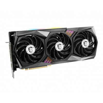 Відеокарта GF RTX 3070 8GB GDDR6 Gaming Z Trio 8G MSI (GeForce RTX 3070 GAMING Z TRIO 8G LHR)