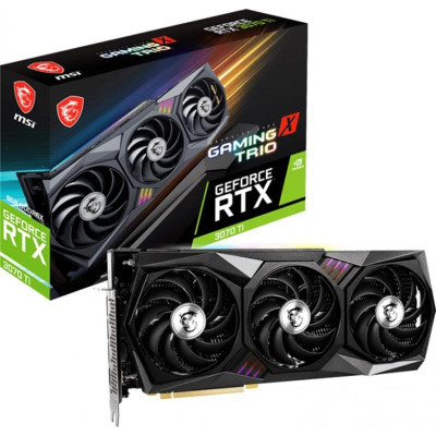Відеокарта GF RTX 3070 Ti 8GB GDDR6X Gaming X Trio MSI (GeForce RTX 3070 Ti GAMING X TRIO 8G)