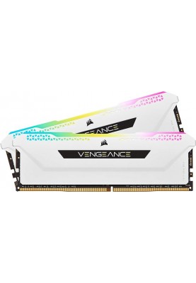 Модуль пам`ятi DDR4 2x8GB/3600 Corsair Vengeance RGB Pro SL White (CMH16GX4M2D3600C18W)