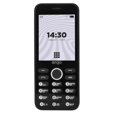 Мобiльний телефон Ergo B281 Dual Sim Black