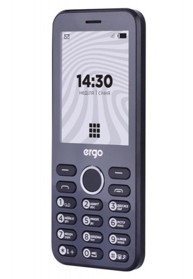 Мобiльний телефон Ergo B281 Dual Sim Black