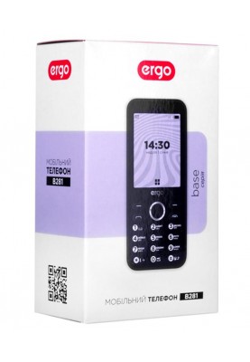 Мобiльний телефон Ergo B281 Dual Sim Black