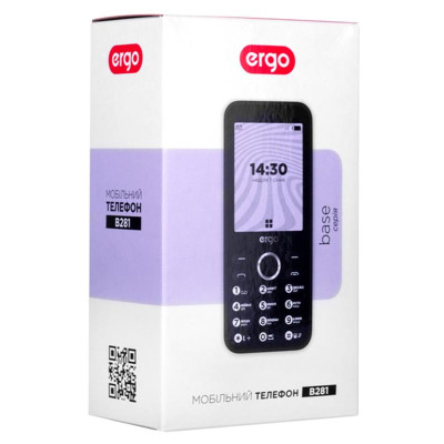 Мобiльний телефон Ergo B281 Dual Sim Black