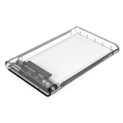 Зовнішня кишеня Orico для підключення SATA HDD/SSD 2.5", USB3.0, Transparent (2139U3-CR-BP)