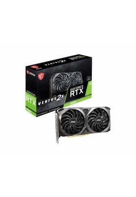 Відеокарта GF RTX 3060 12GB GDDR6 Ventus 2X MSI (GeForce RTX 3060 VENTUS 2X 12G)