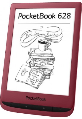 Електронна книга PocketBook 628 Ruby Red (PB628-R-CIS)