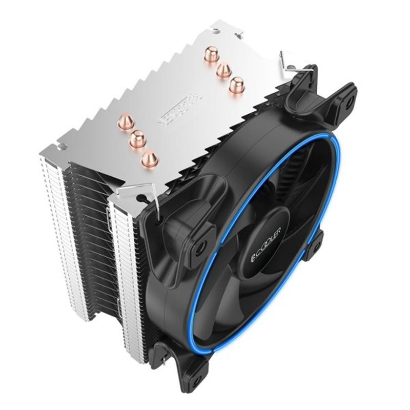 Кулер процессорный PCCooler GI-X3B V2 Blue, Intel: 2066/2011/1150/1151/1155/1156/1366/775, AMD: AM2/AM2+/AM3/AM3+/AM4/FM1/FM2/FM2+, 148х124.5х84 мм, 4-pin