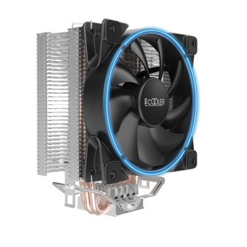 Кулер процессорный PCCooler GI-X3B Blue, Intel: 1150/1151/1155/1156/775, AMD: AM2/AM2+/AM3/AM3+/AM4/FM1/FM2/FM2+, 148х124.5х84 мм, 4-pin