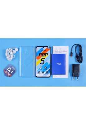 Смартфон Tecno Pop 5 (BD2d) 2/32GB Dual Sim Obsidian Black (4895180775116)