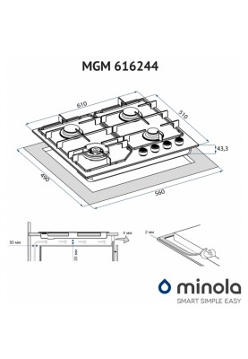 Варильна поверхня Minola MGM 616224 IV