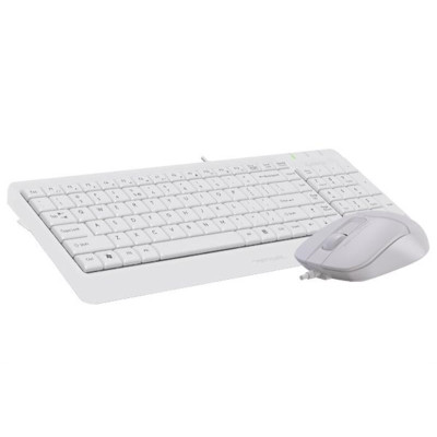 Комплект (клавіатура, миша) A4Tech F1512 White