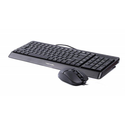 Комплект (клавіатура, миша) A4Tech F1512 Black