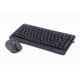 Комплект (клавіатура, миша) бездротовий A4Tech FG1112 Black