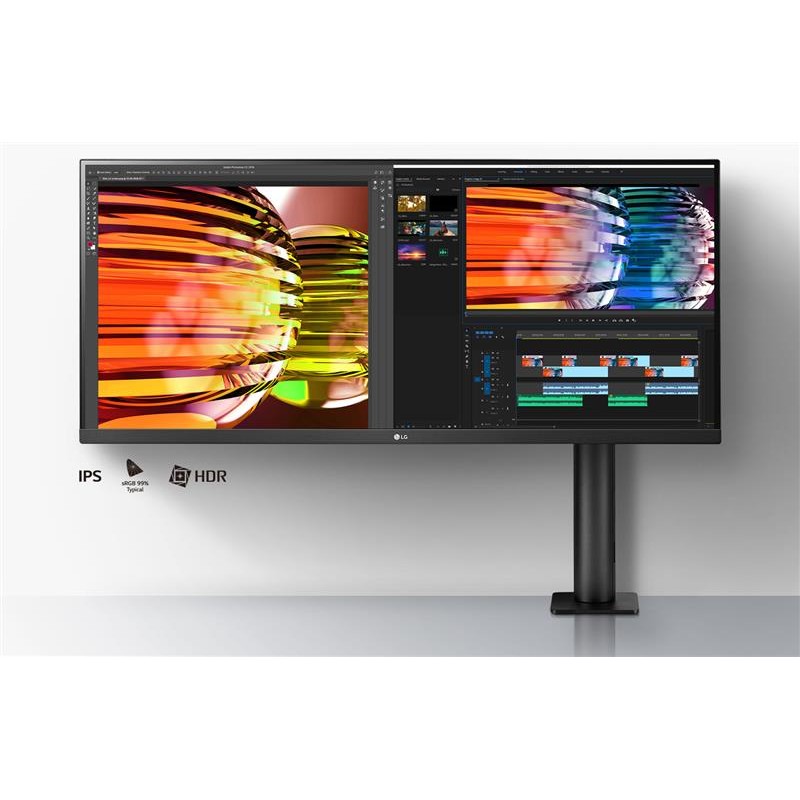 Монiтор LG 34" UltraWide 34WN780-B IPS Black