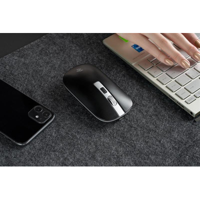 Миша бездротова 2E MF290 Bluetooth+WL Black  (2E-MF290WB) USB