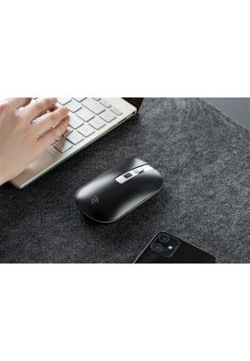 Миша бездротова 2E MF290 Bluetooth+WL Black  (2E-MF290WB) USB