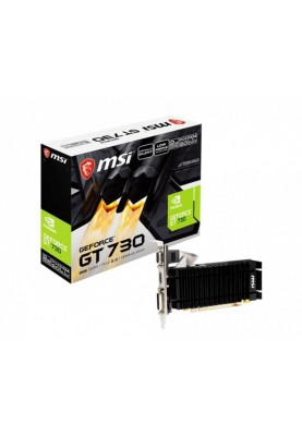 Відеокарта GF GT 730 2GB DDR3 MSI (N730K-2GD3H/LPV1)