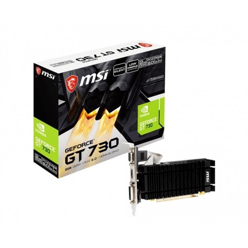 Видеокарта GF GT 730 2GB DDR3 MSI (N730K-2GD3H/LPV1)