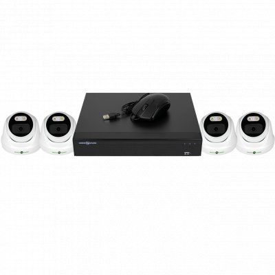 Комплект відеоспостереження GreenVision GV-K-E35/04 5MP (LP14292)