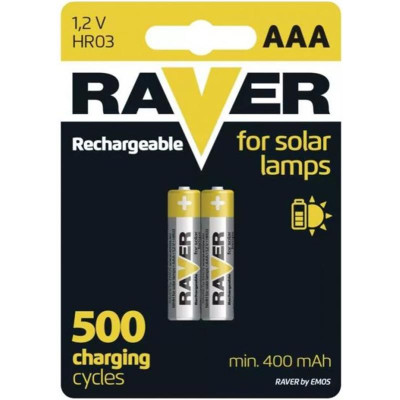 Акумулятор Emos Raver Ni-MH AАA/HR03 400mAh BL 2шт