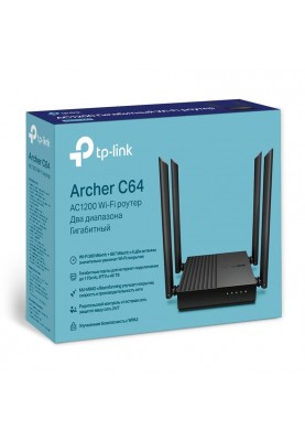 Бездротовий маршрутизатор TP-Link Archer C64_EU