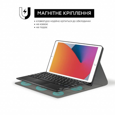 Чохол-клавiатура Airon Premium для Apple iPad 10.2 (2019/2020)/Air 3 Black (4822352781058)