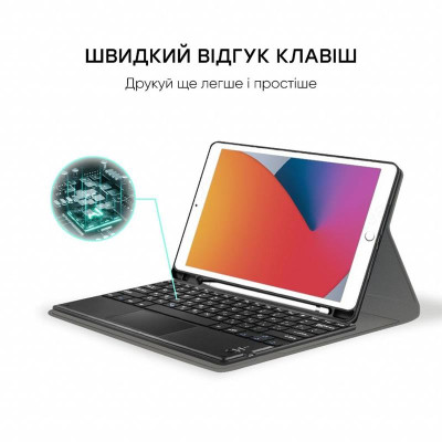 Чохол-клавiатура Airon Premium для Apple iPad 10.2 (2019/2020)/Air 3 Black (4822352781058)