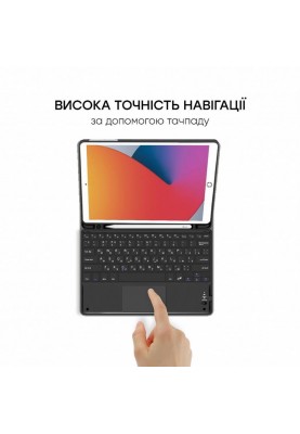 Чохол-клавiатура Airon Premium для Apple iPad 10.2 (2019/2020)/Air 3 Black (4822352781058)