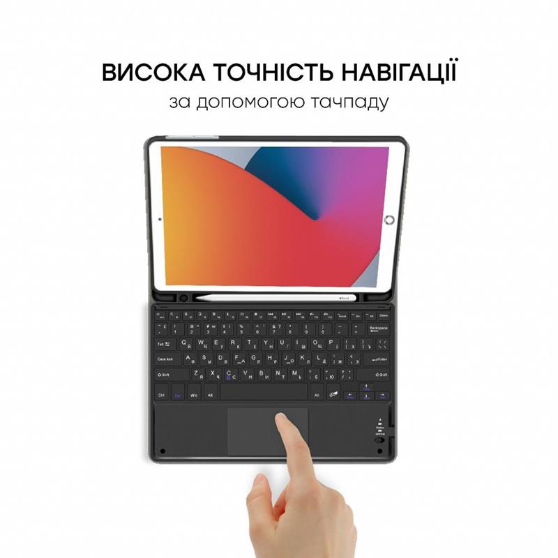 Чехол-клавиатура Airon Premium для Apple iPad 10.2 (2019/2020)/Air 3 Black (4822352781058)