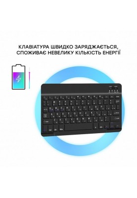 Чохол-клавіатура AirOn Premium для Lenovo Tab M10 HD 2nd Gen TB-X306 Black (4822352781053)