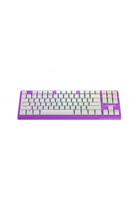 Клавіатура Hator Rockfall EVO TKL Optical Ukr (HTK-633) Lilac USB