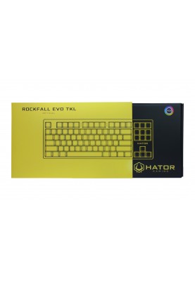 Клавіатура Hator Rockfall EVO TKL Optical Ukr (HTK-633) Lilac USB