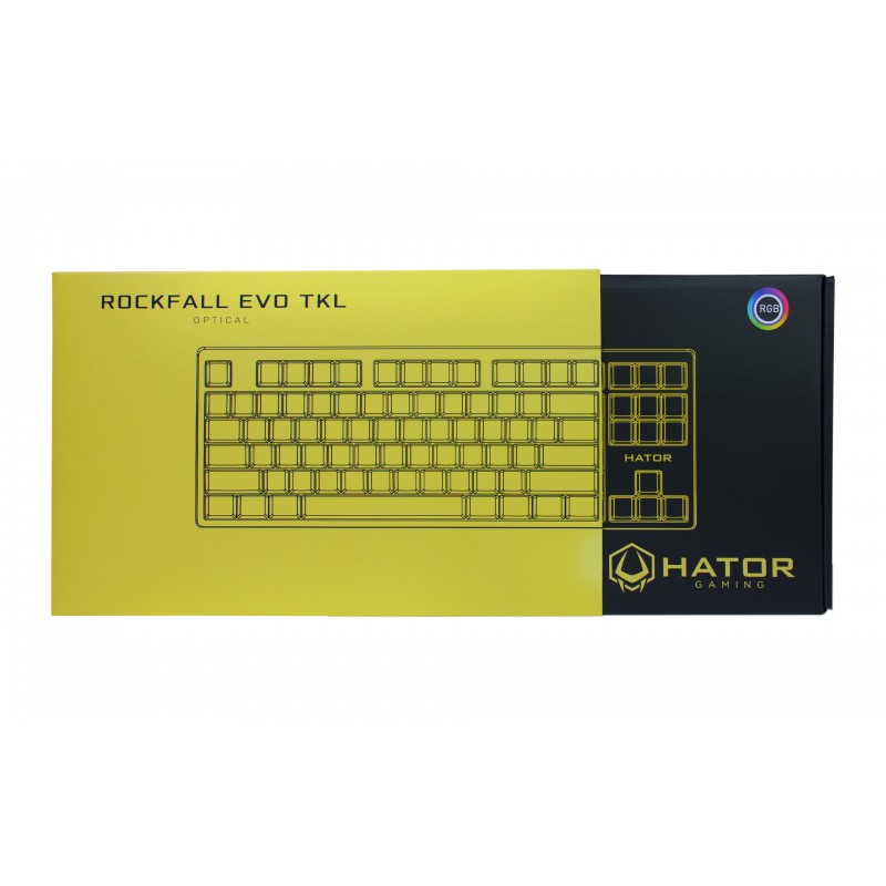 Клавиатура Hator Rockfall EVO TKL Optical Ukr (HTK-633) Lilac USB