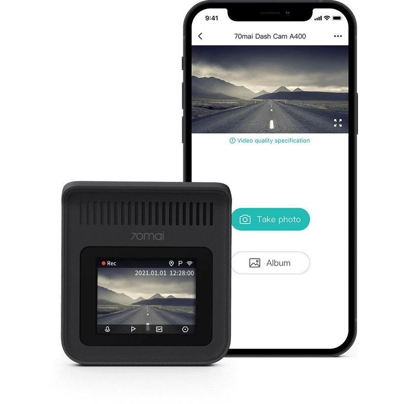 Видеорегистратор 70mai Dash Cam A400 Gray
