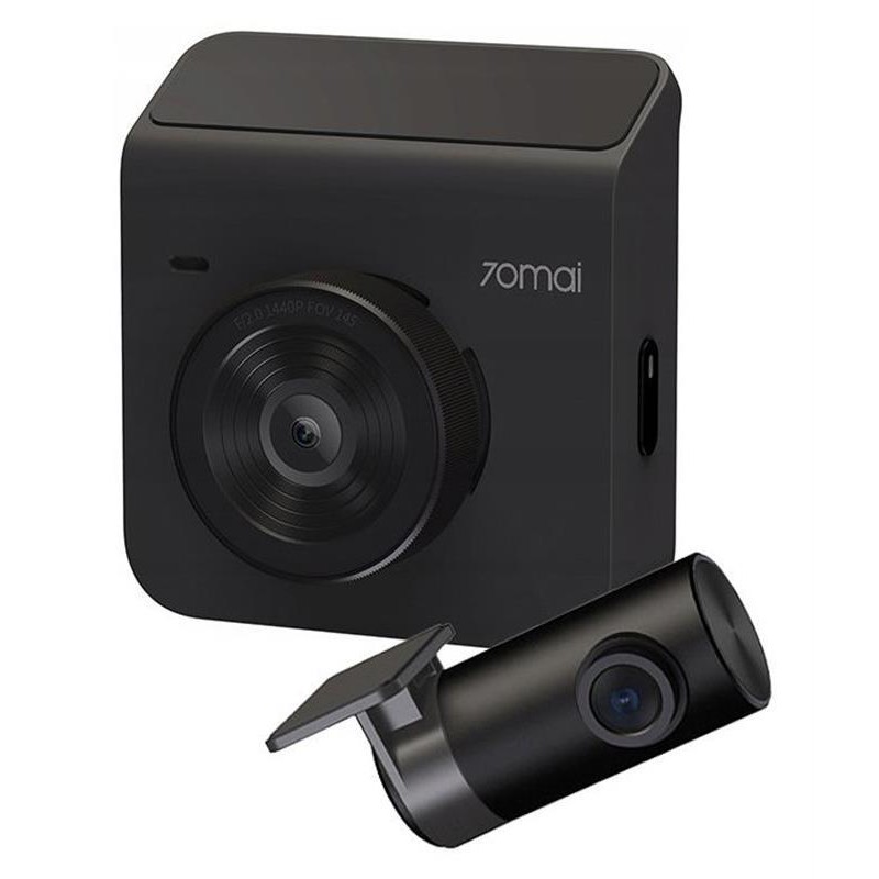 Відеореєстратор 70mai Dash Cam A400+Rear Cam RC09 Set (A400-1) Gray