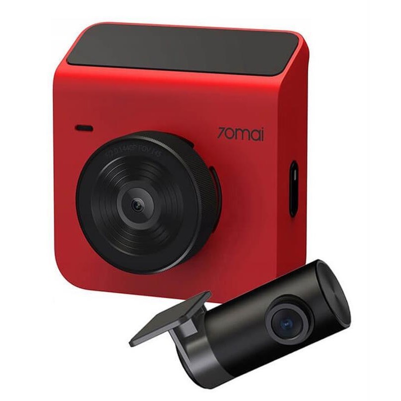 Відеореєстратор 70mai Dash Cam A400+Rear Cam RC09 Set (A400-1) Red