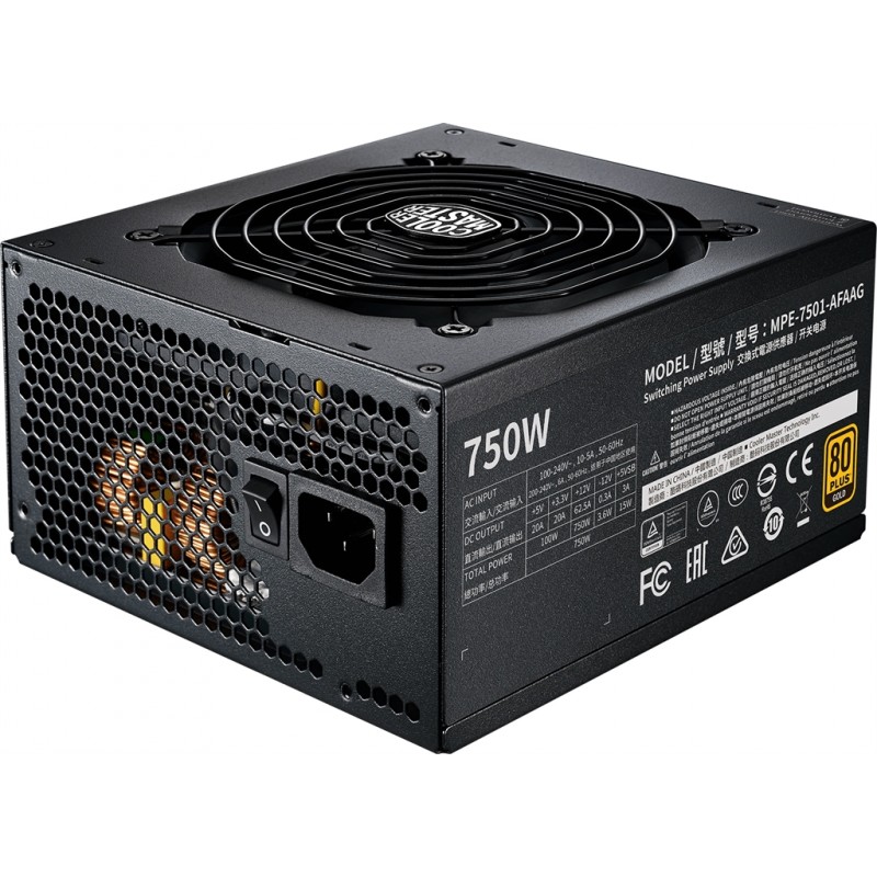 Блок питания CoolerMaster MWE 750 Gold V2 FM 750W (MPE-7501-AFAAG-EU)