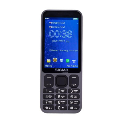 Мобiльний телефон Sigma mobile X-Style 351 Lider Dual Sim Grey (4827798121955)